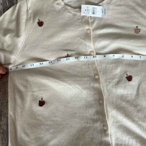 NWT cotton Loft button down size large womens - Picture 5 of 8